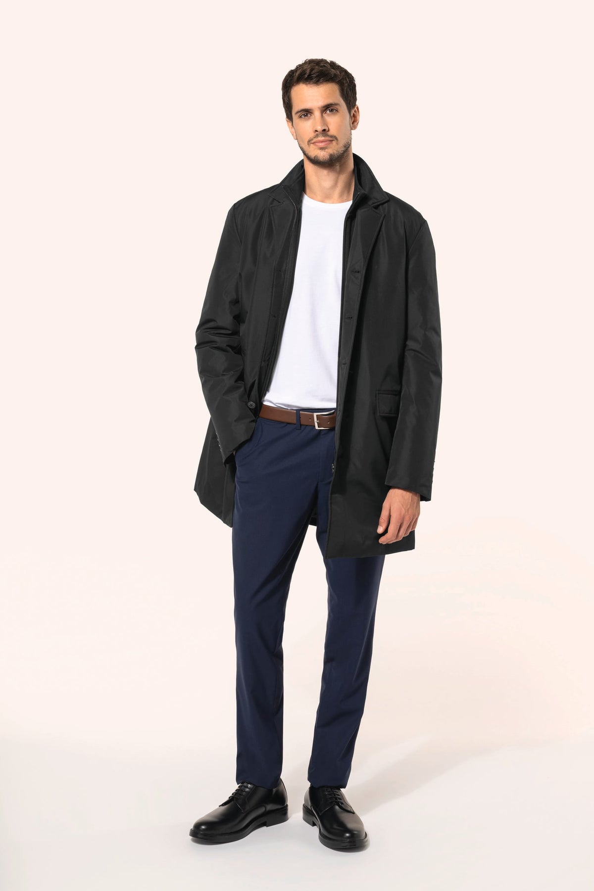 Kariban Premium PK602 Gestructureerde trenchcoat voor heren