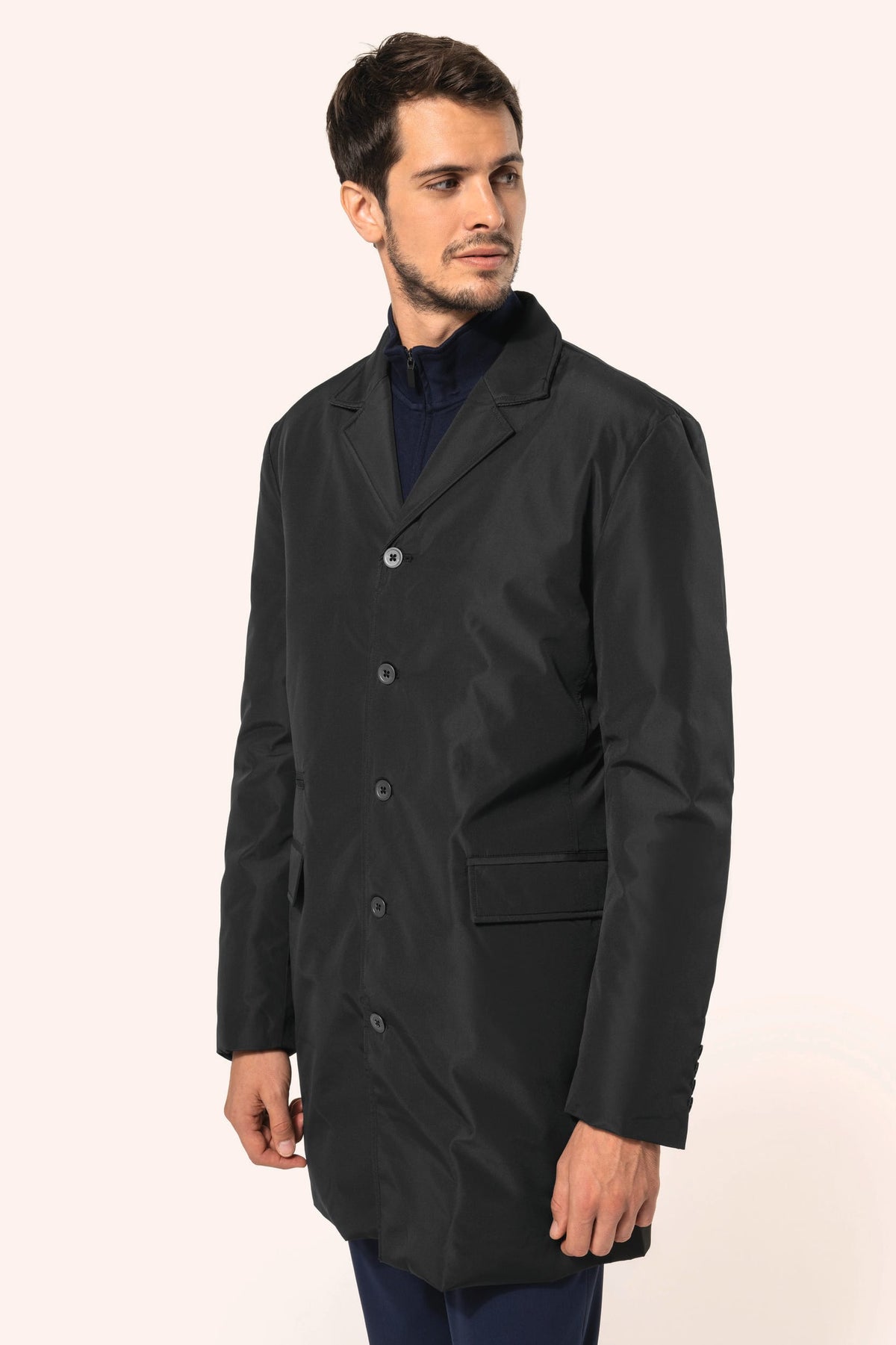 Kariban Premium PK602 Gestructureerde trenchcoat voor heren