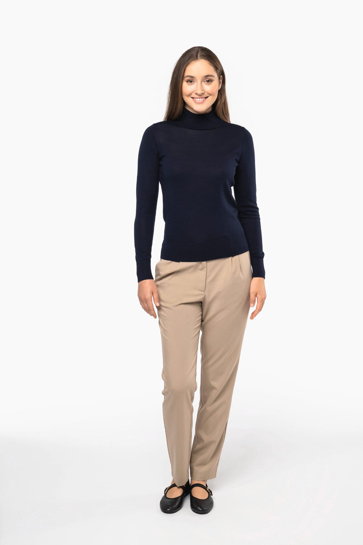 Kariban Premium PK913 Merinotrui rolkraag dames