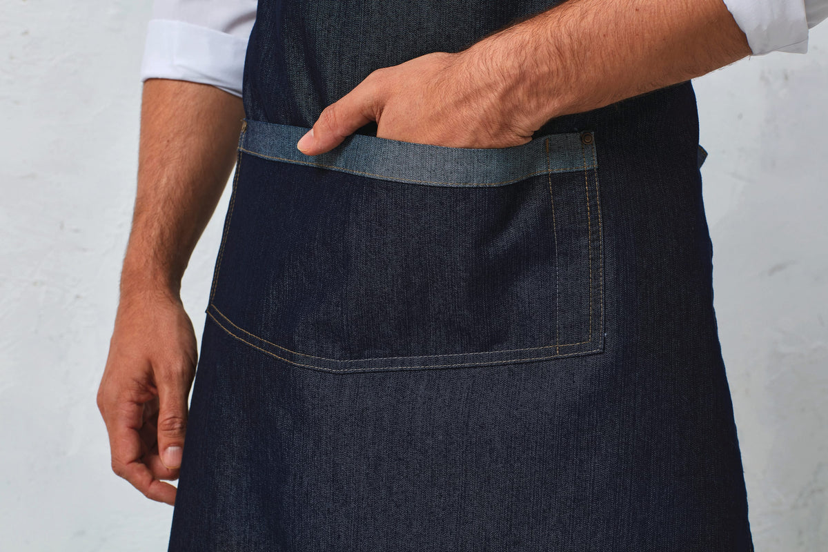 Premier PR127 Domain - Contrast denim halterschort