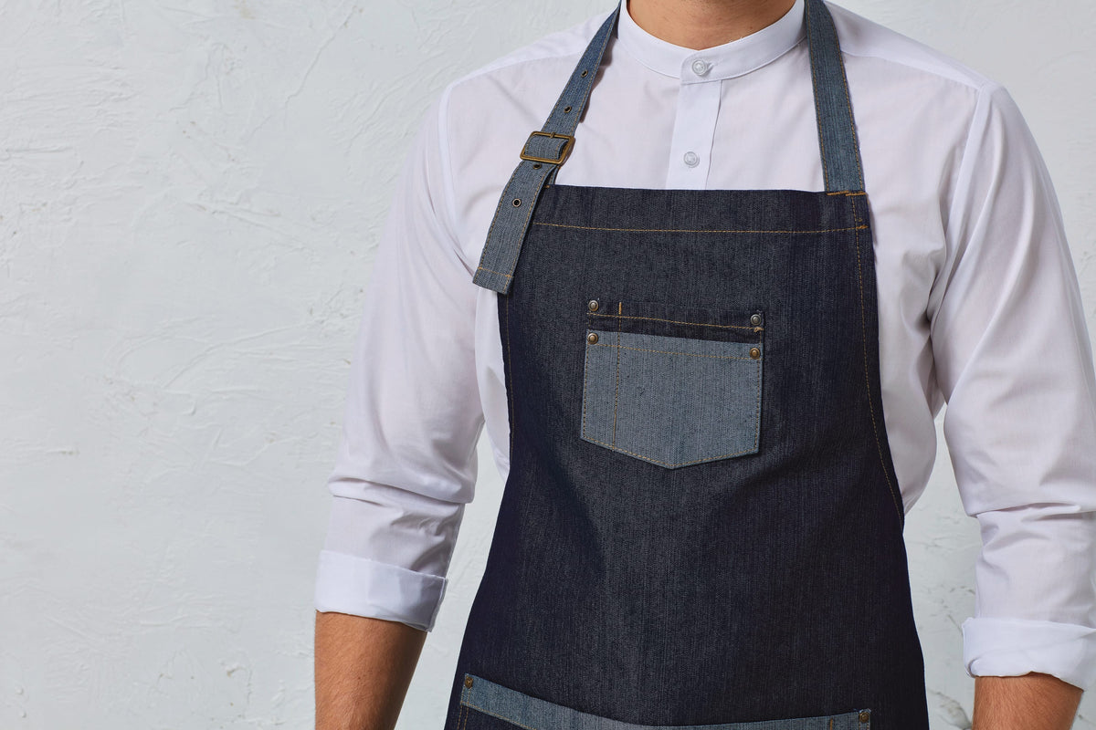 Premier PR127 Domain - Contrast denim halterschort
