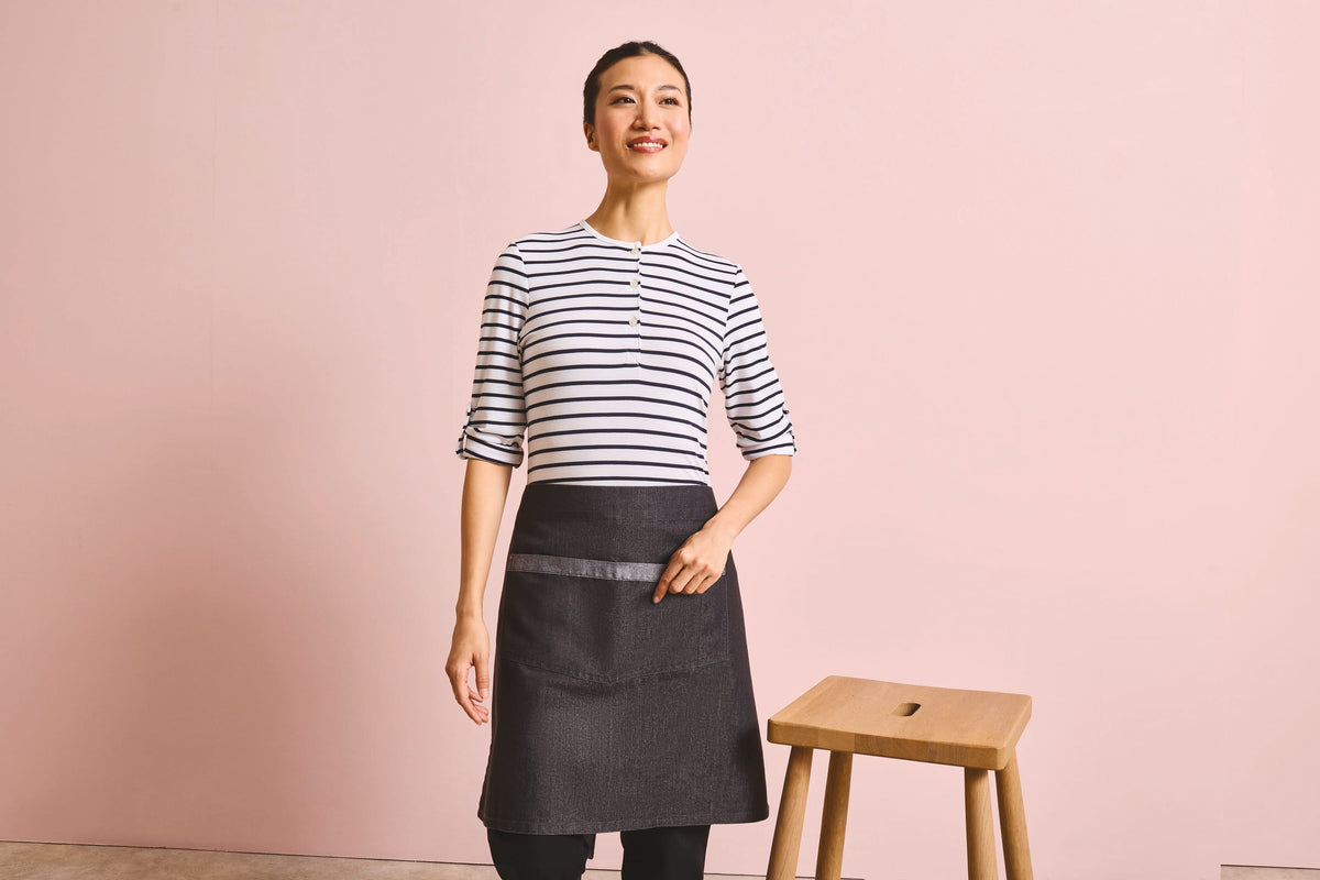 Premier PR128 Domain - Contrast denim heupschort