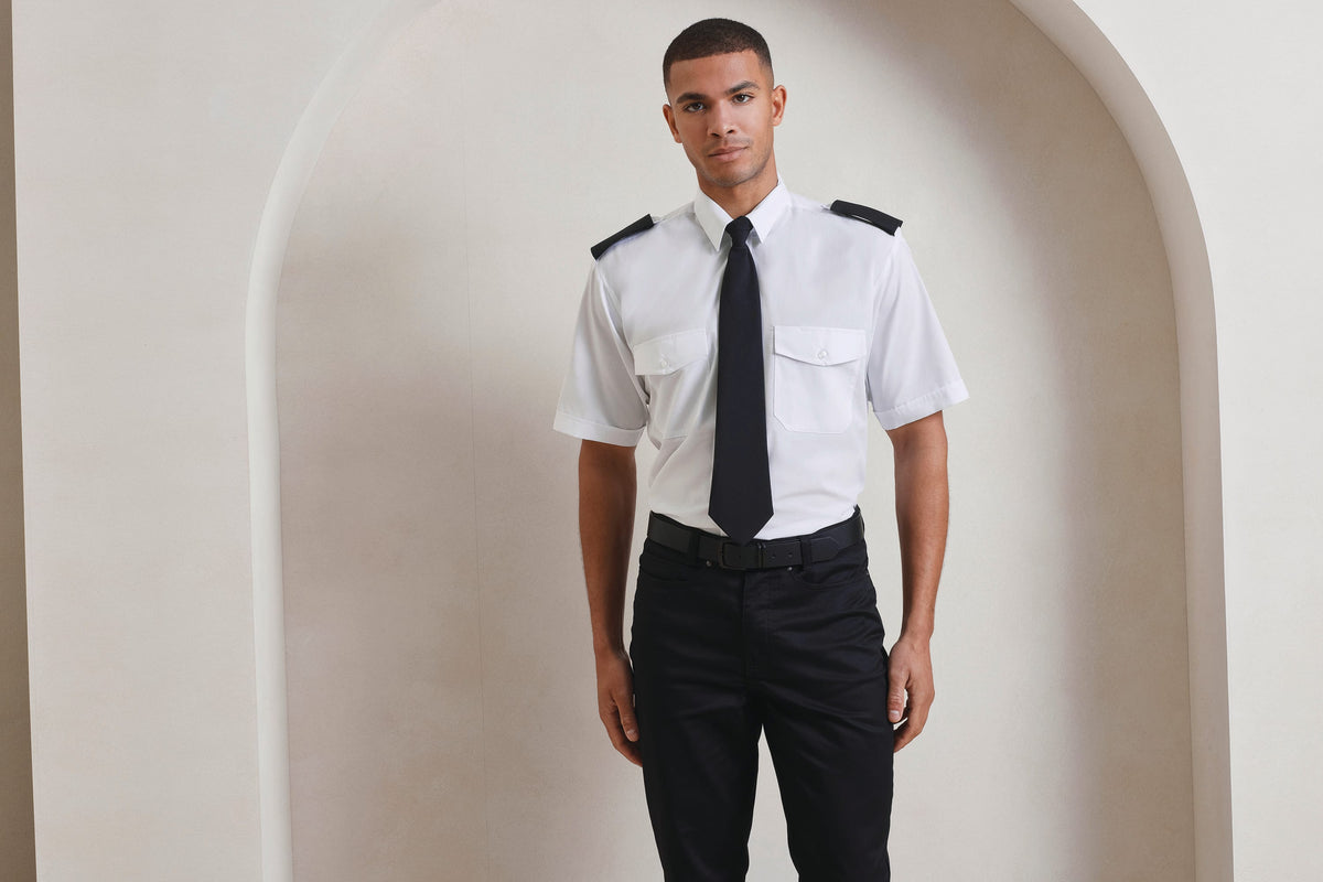 Premier PR212 Pilot Short Sleeved Shirt