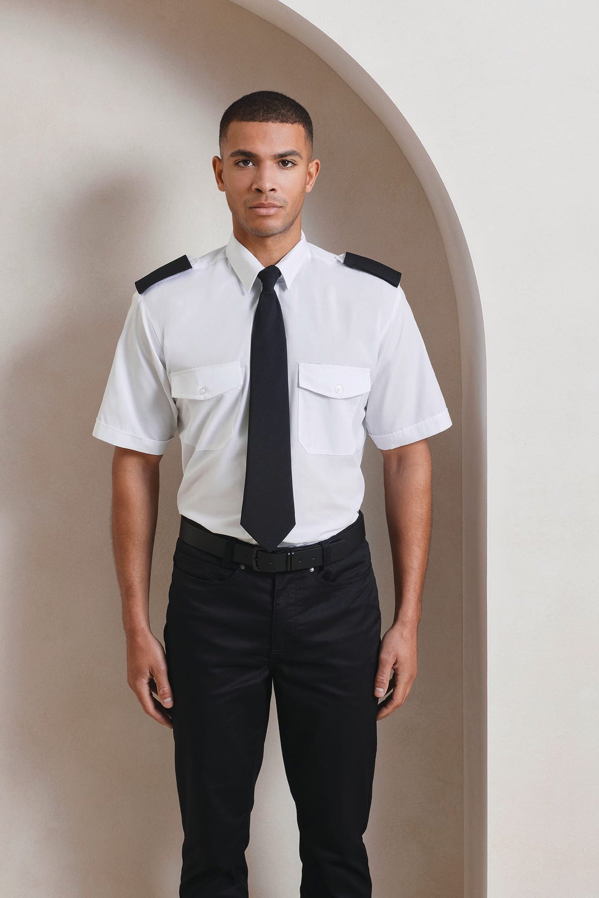 Premier PR212 Pilot Short Sleeved Shirt