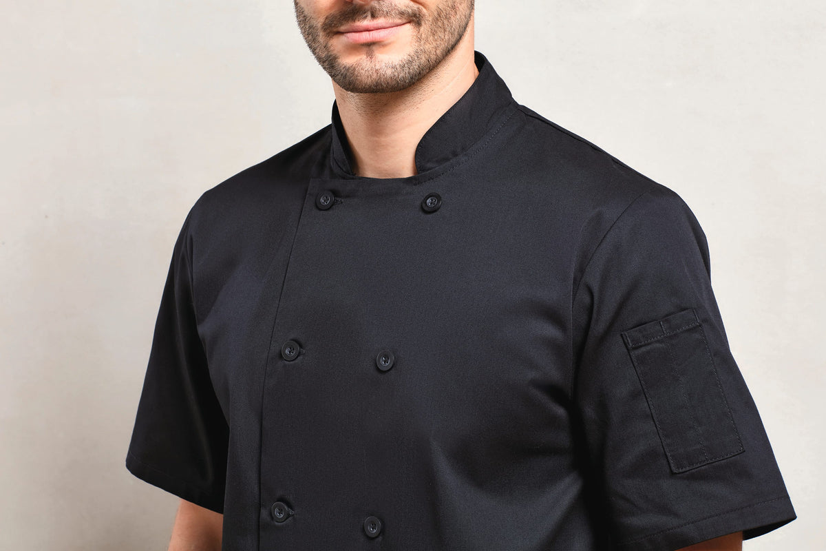 Premier PR656 Short Sleeve Chefs Jacket
