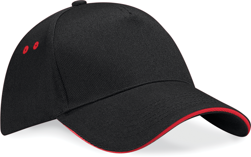 Beechfield® B15C Black / Classic Red