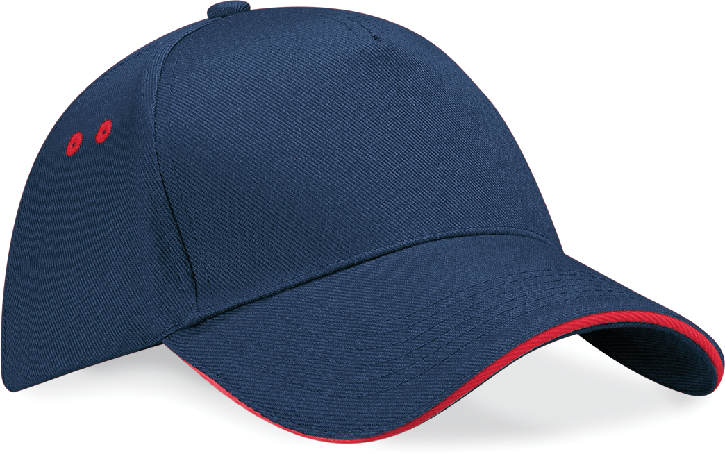 Beechfield® B15C French Navy / Classic Red