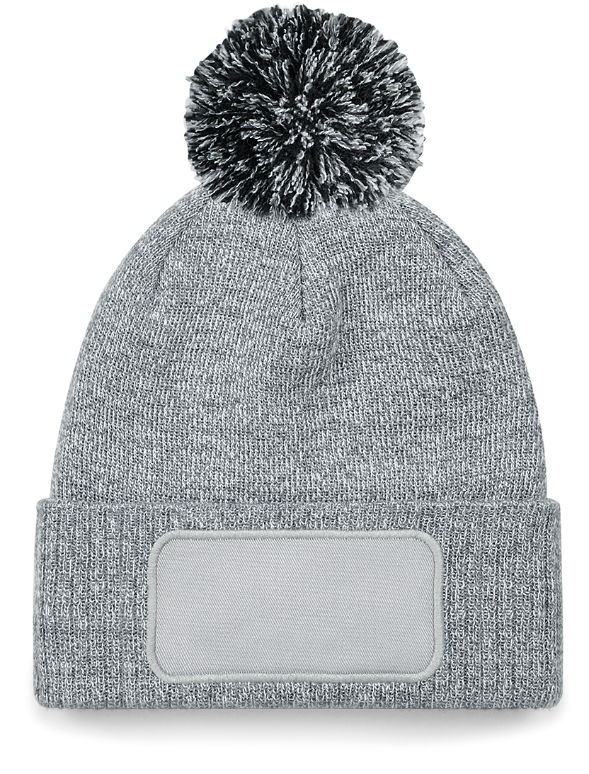 Beechfield® B443 Heather Grey / Black
