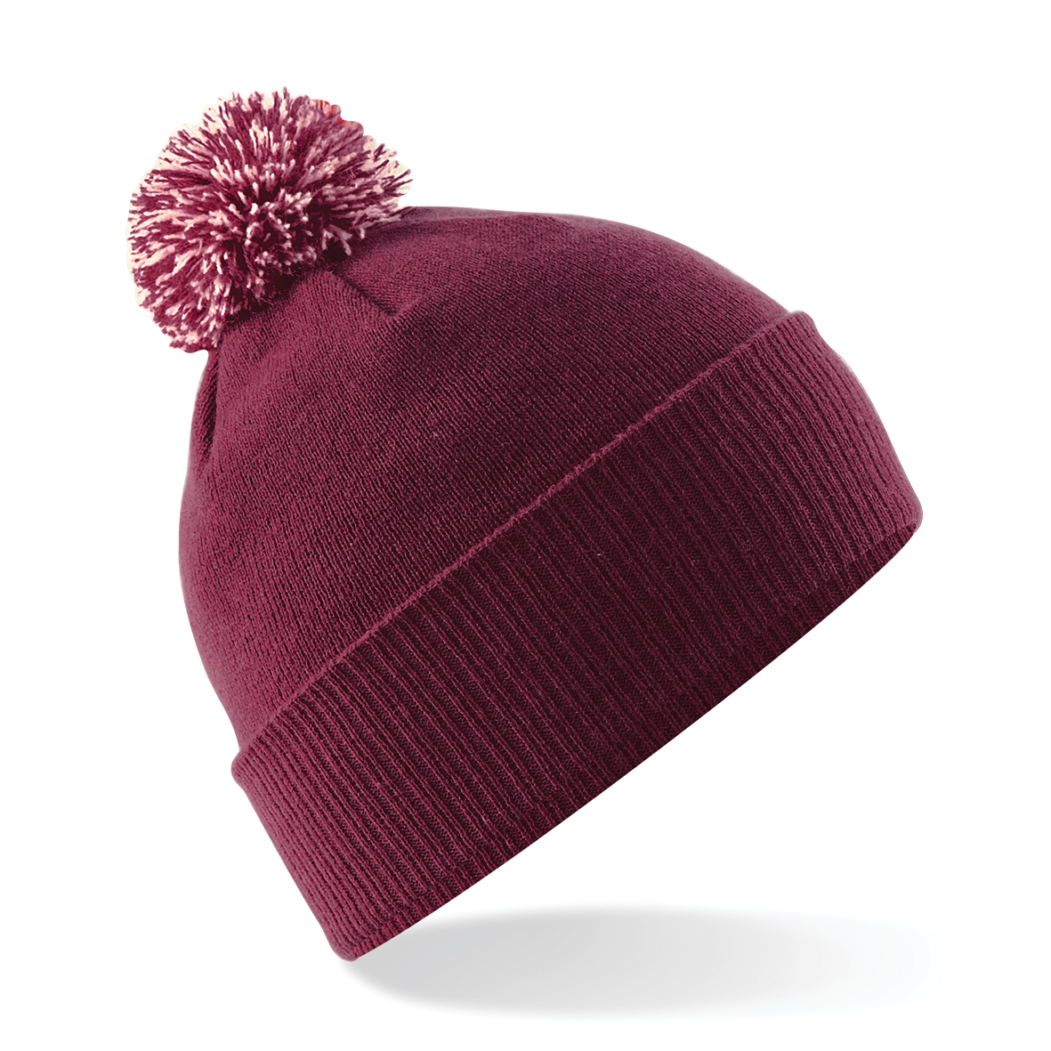 Beechfield® B450 Burgundy / Off White