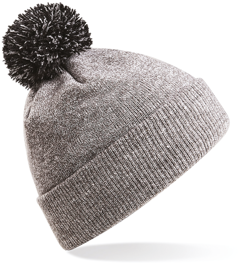 Beechfield® B450 Heather Grey / Black