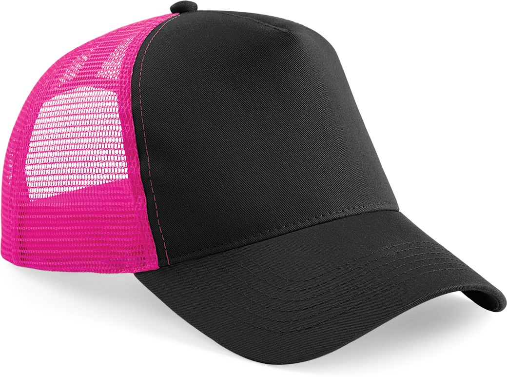 Beechfield® B640 Black / Fuchsia