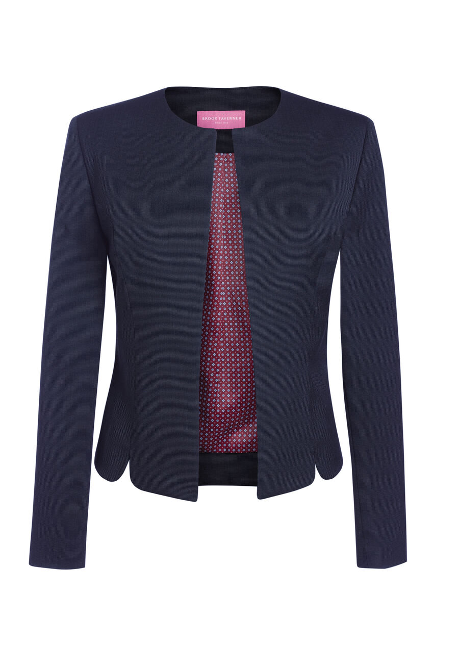 BROOK TAVERNER BT2356 Navy Pin Dot