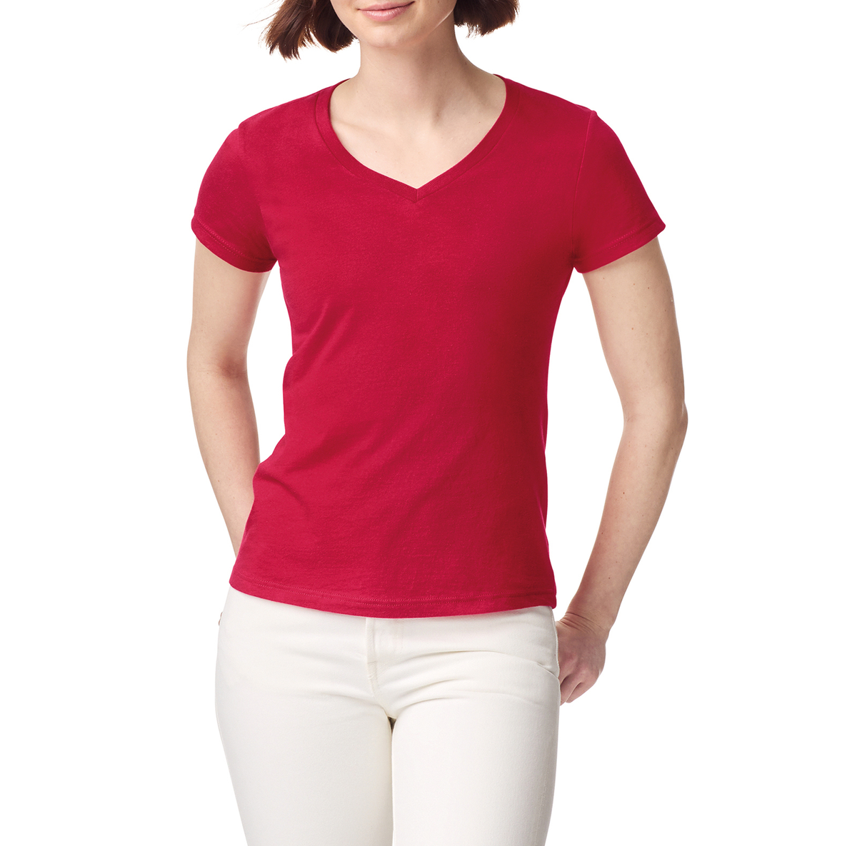 Gildan GI64V00L Cherry Red