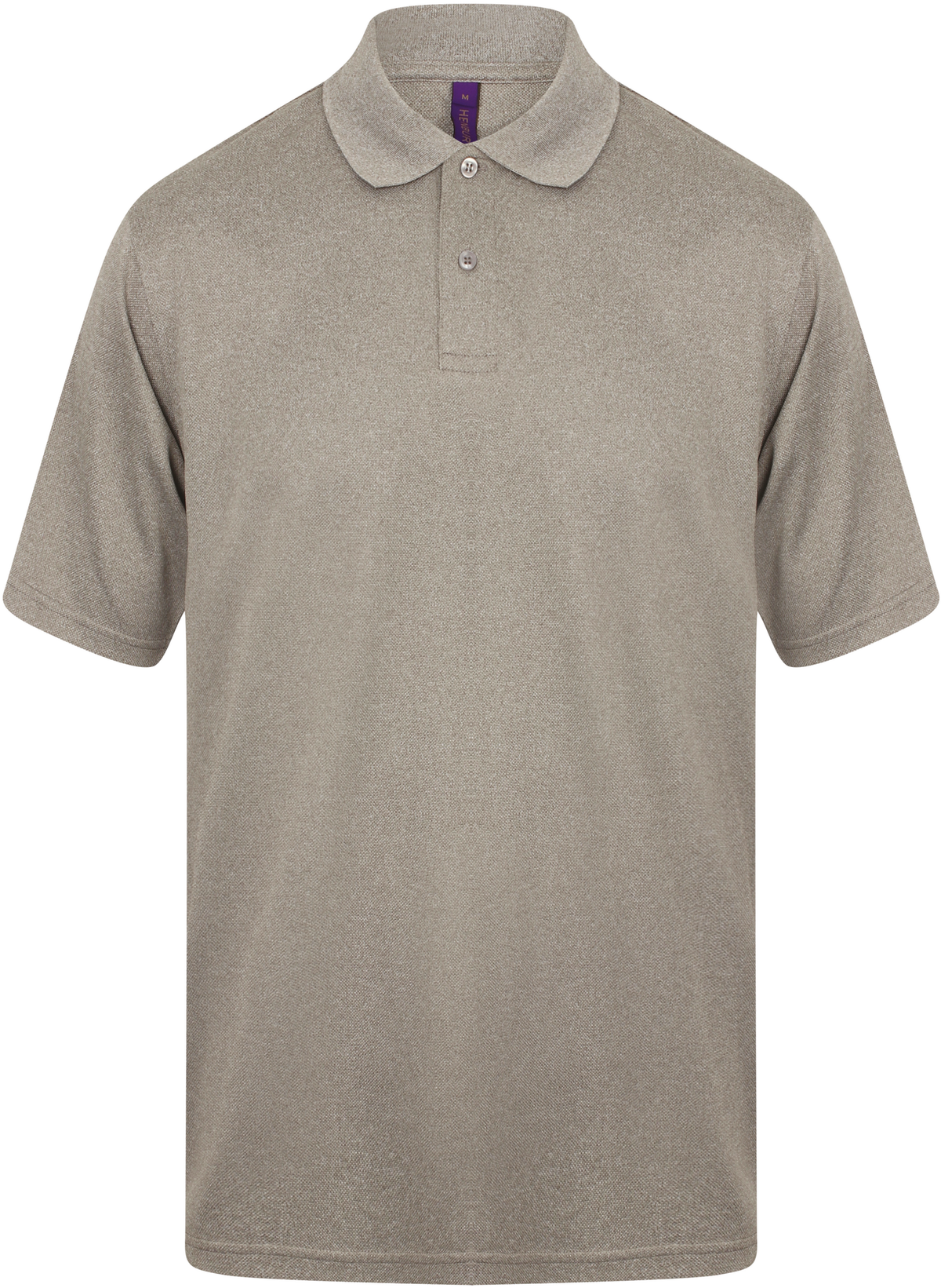 Henbury H475 Heather Grey