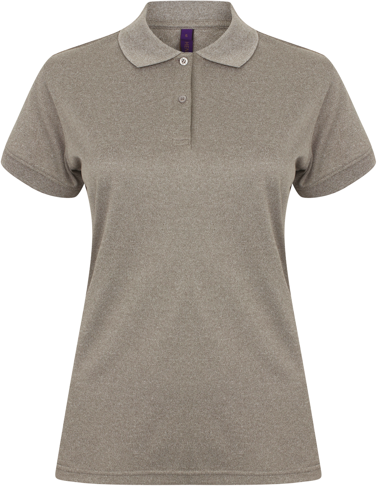 Henbury H476 Heather Grey
