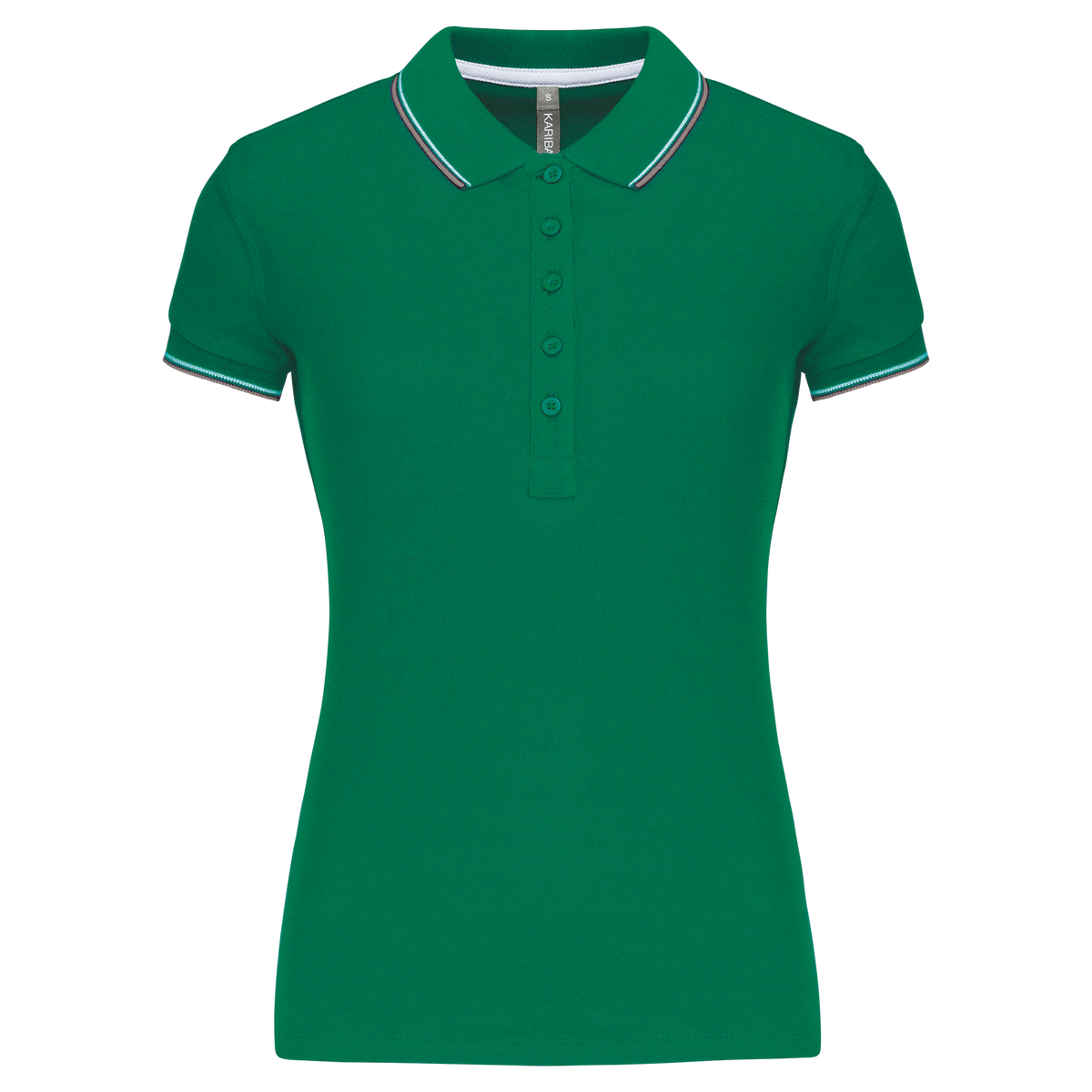 Kariban K251 Kelly green/Light grey/White