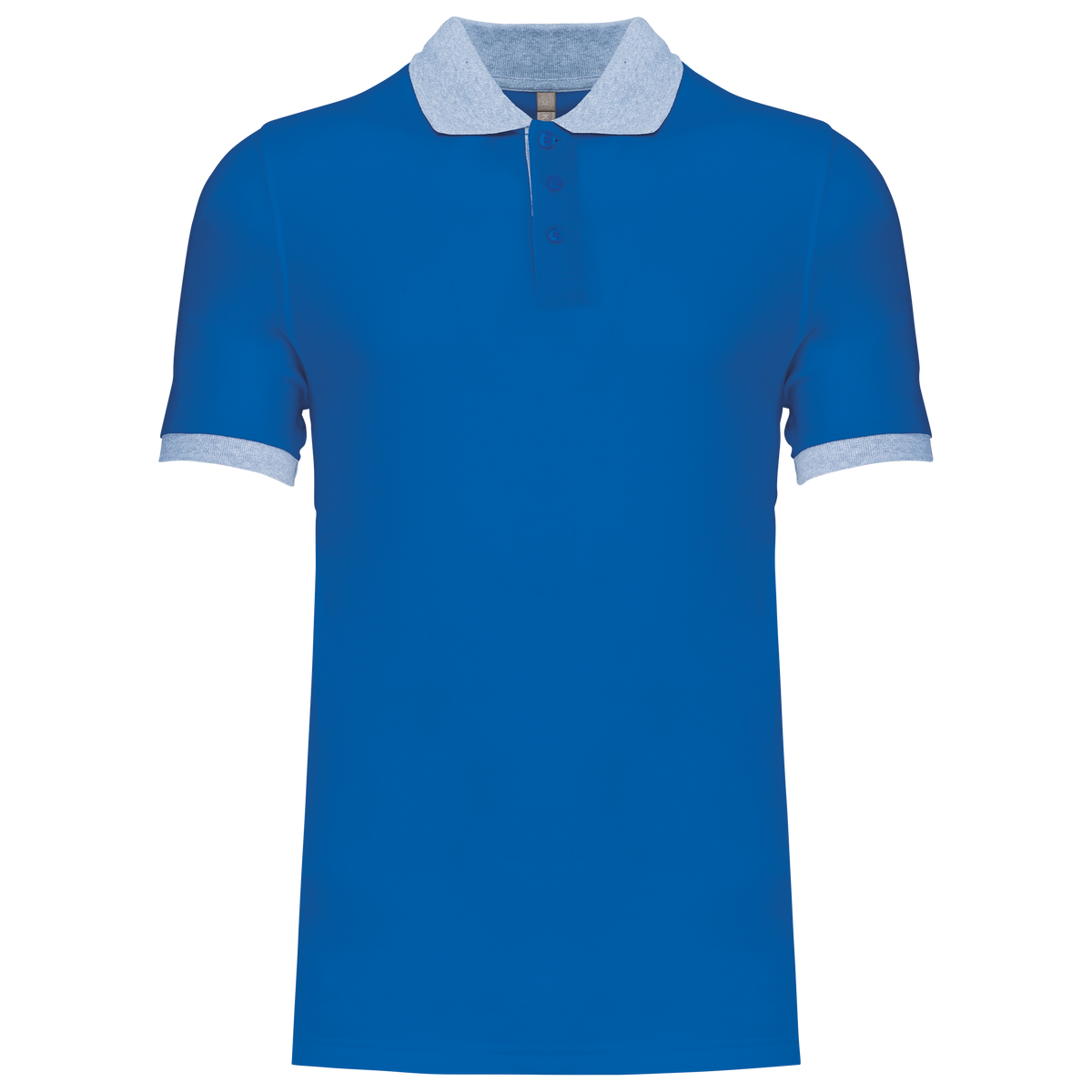 Kariban K258 Light Royal Blue / Oxford Grey