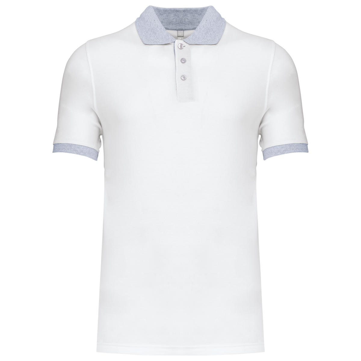 Kariban K258 White / Oxford Grey
