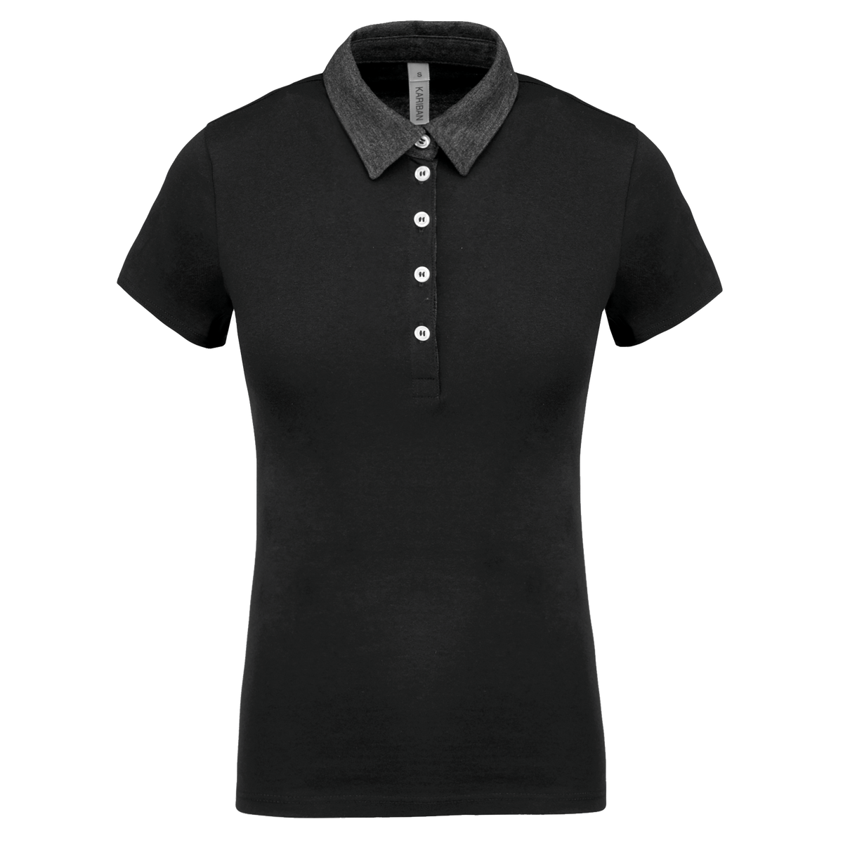 Kariban K261 Black / Dark Grey Heather