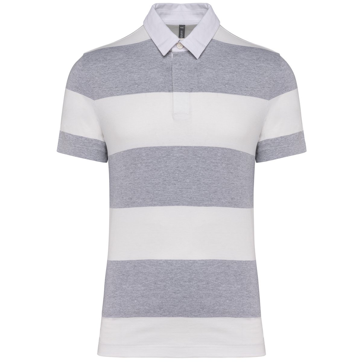 Kariban K286 Oxford Grey / White Stripes
