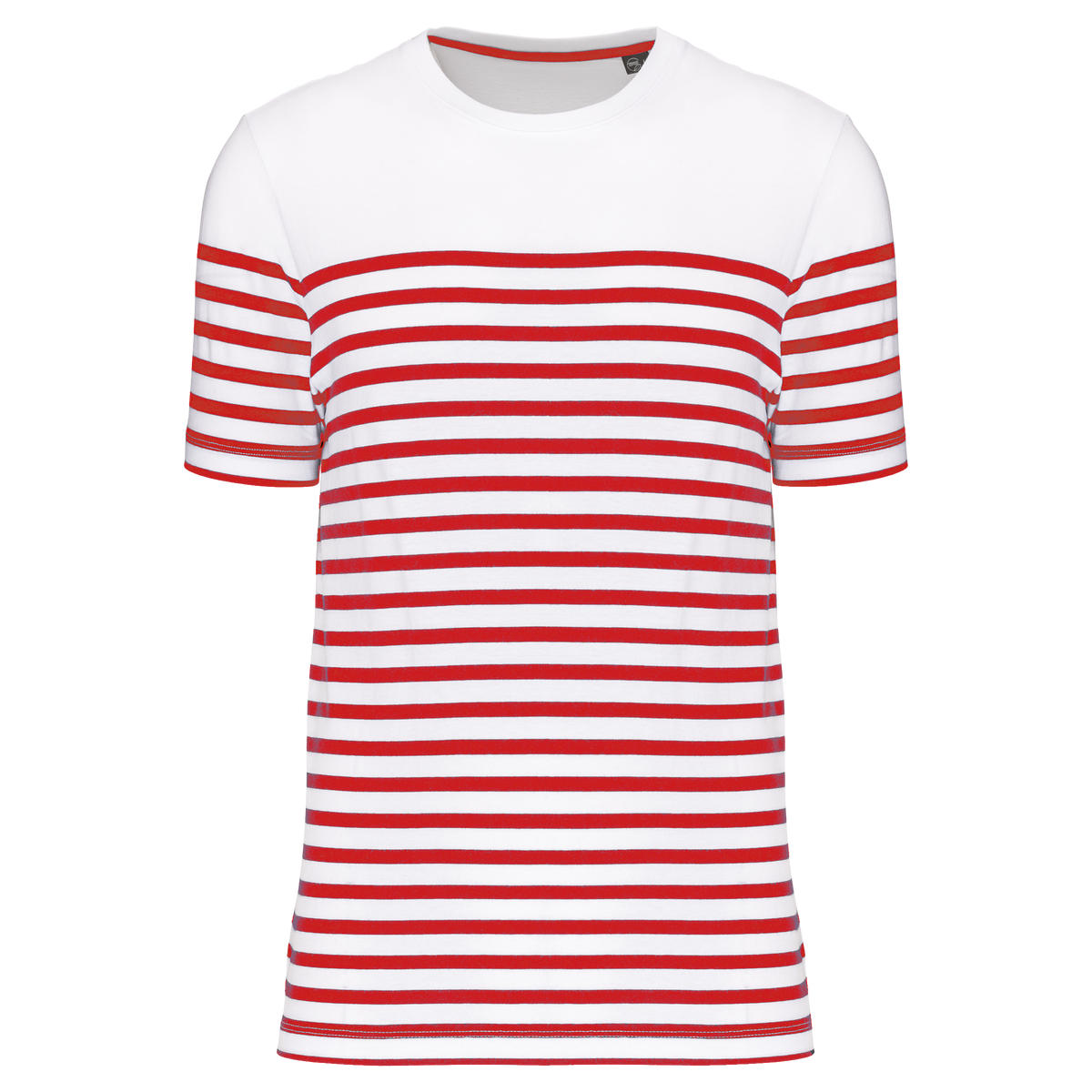 Kariban K3033 White / Red Stripe