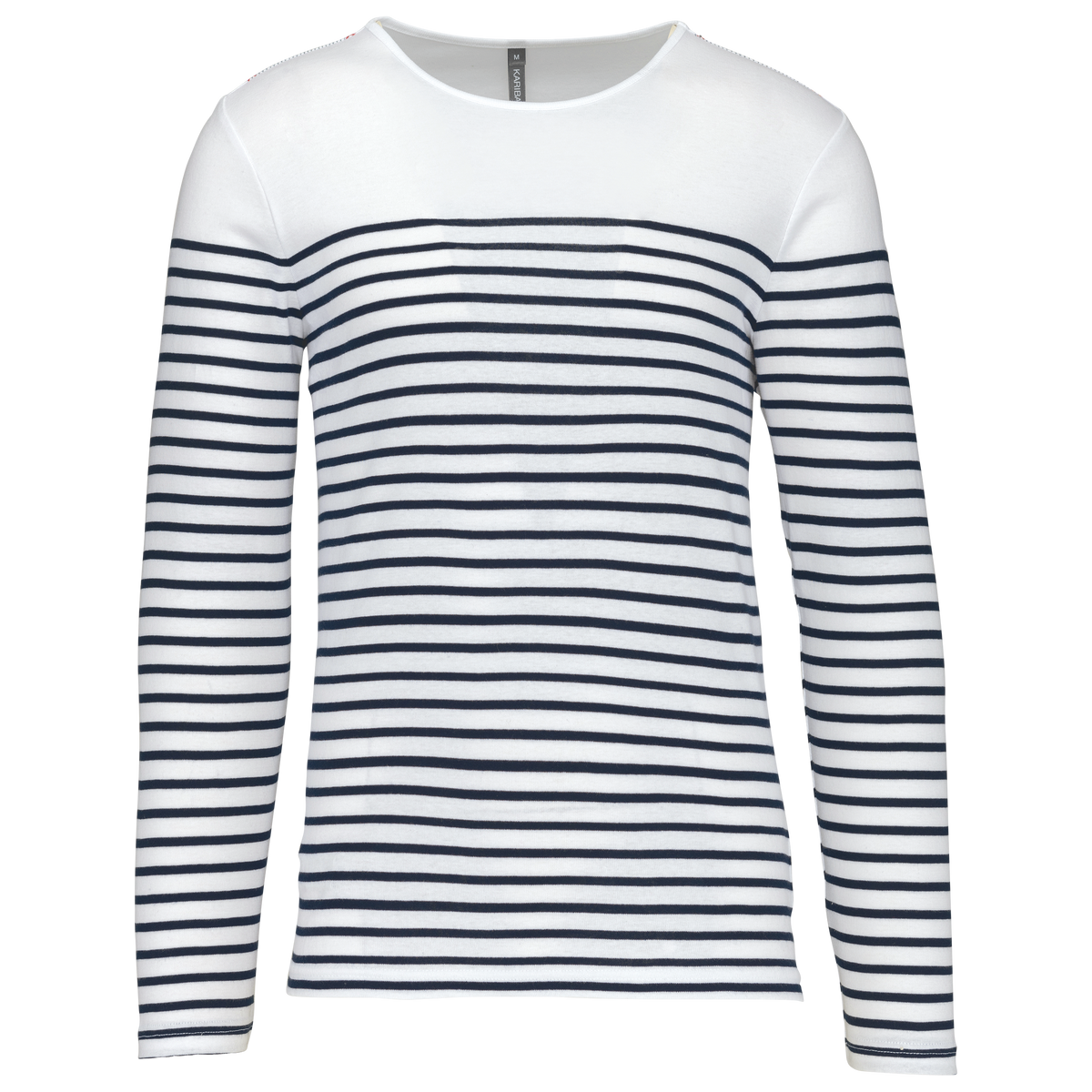 Kariban K366 White / Navy Stripes