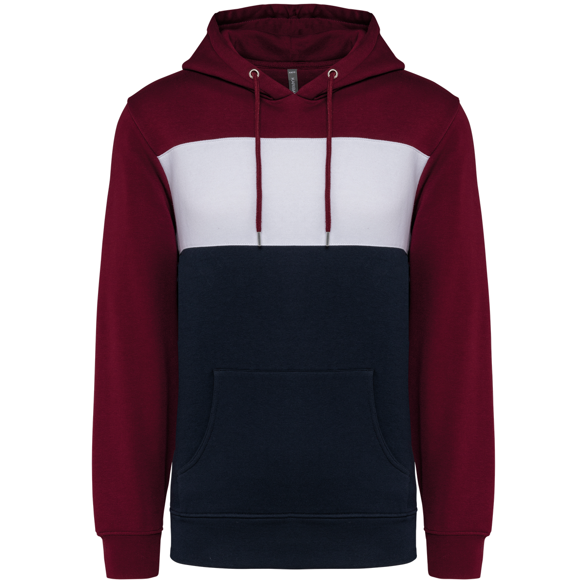 Kariban K4016 Wine / White / Navy