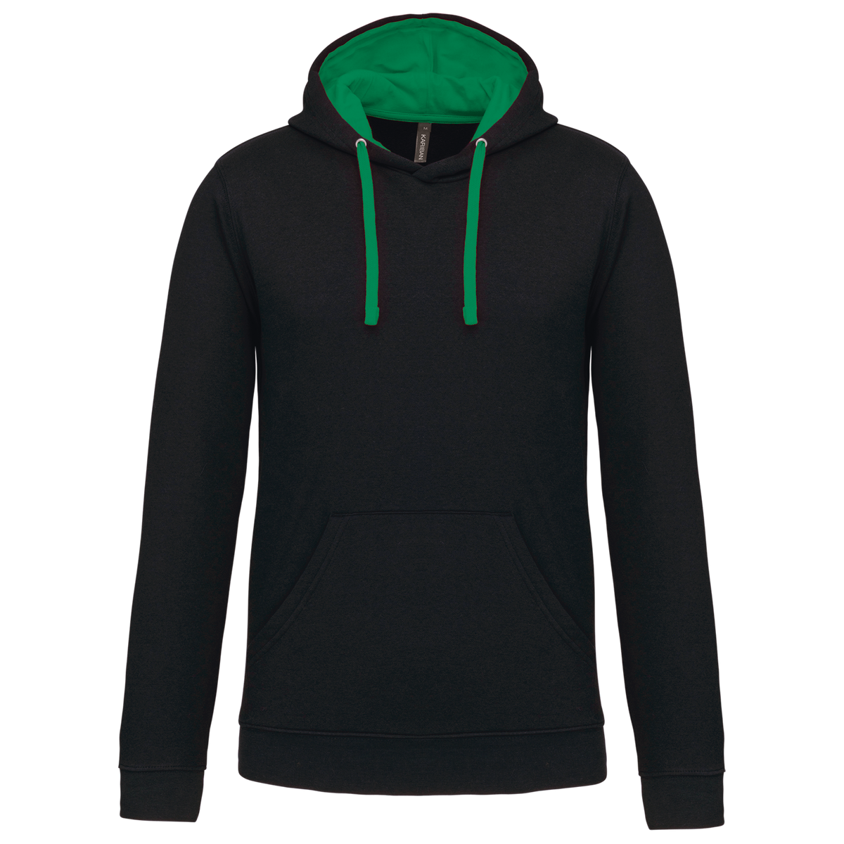 Kariban K446 Black / Light Kelly Green