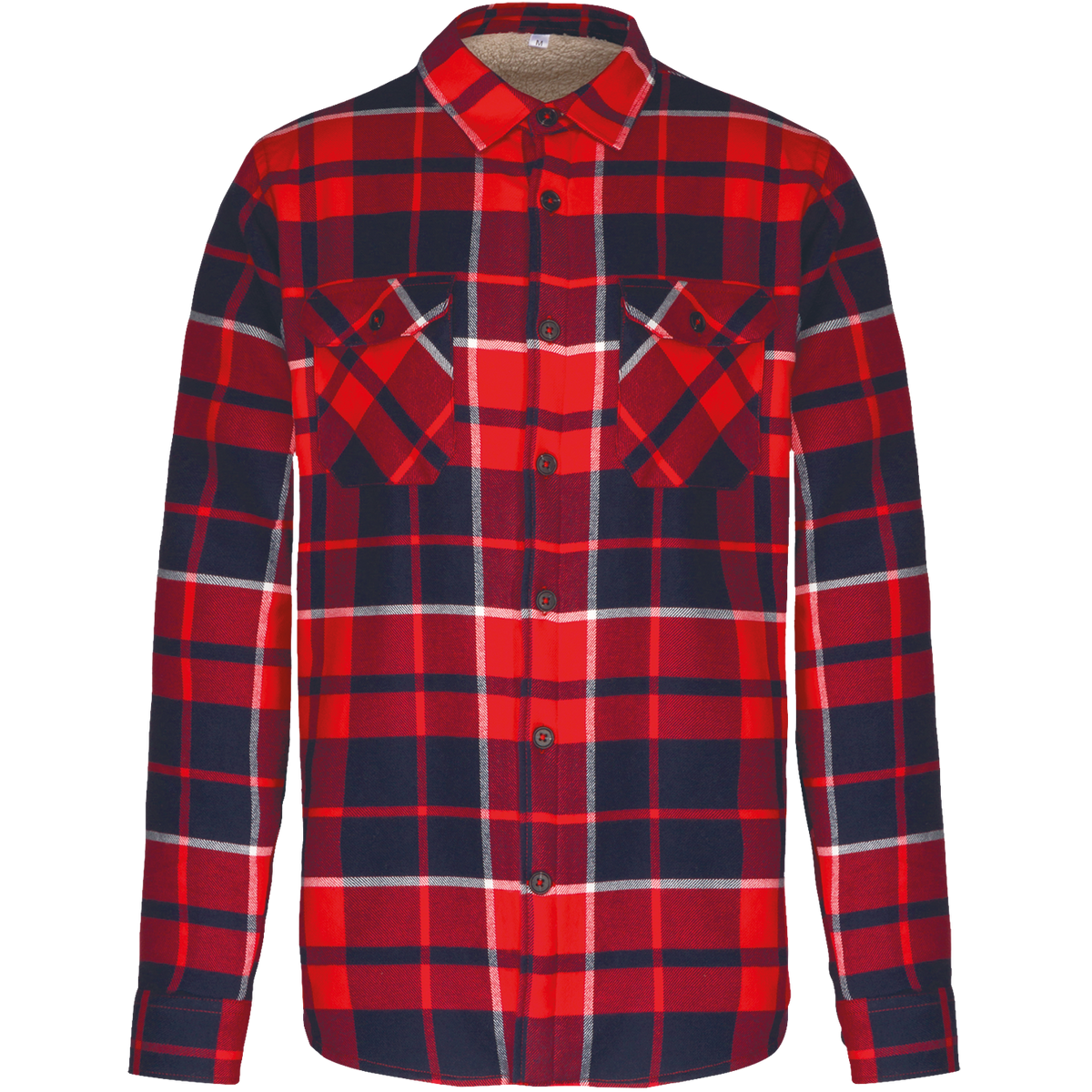 Kariban K579 Red / Navy checked