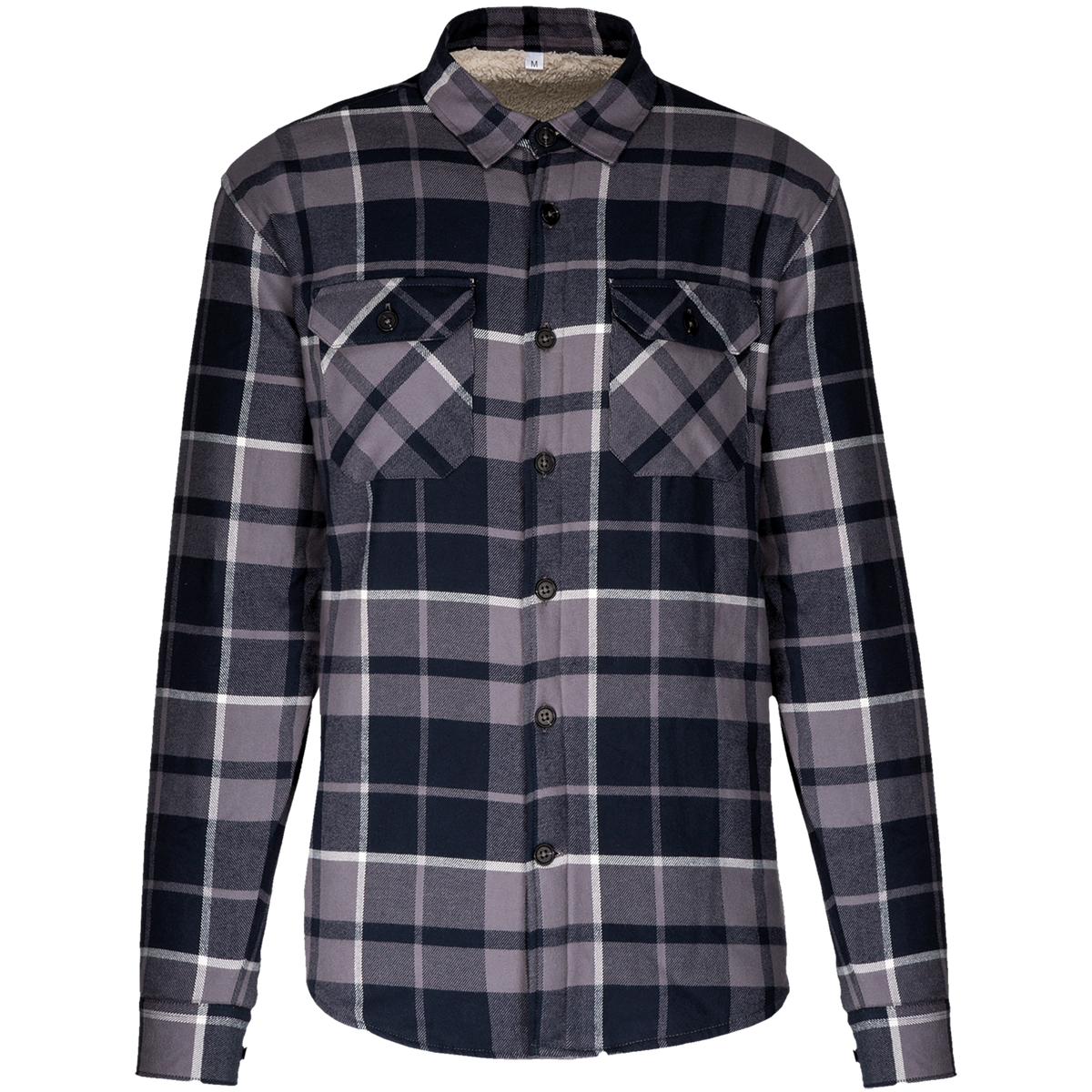 Kariban K579 Storm Grey / Navy checked