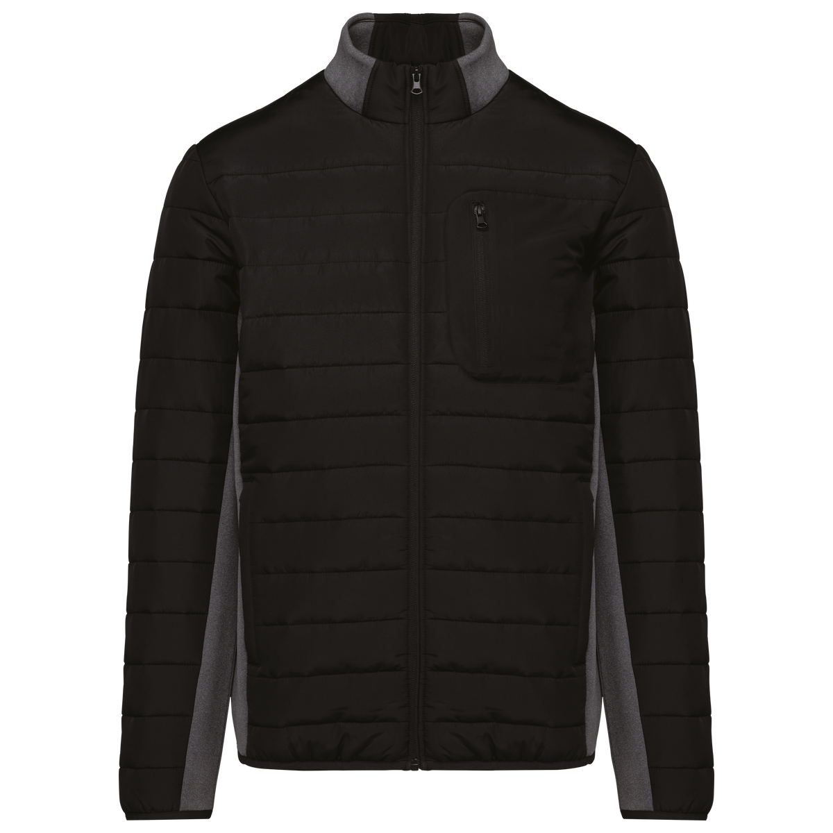 Kariban K6171 Black / Dark Grey Heather
