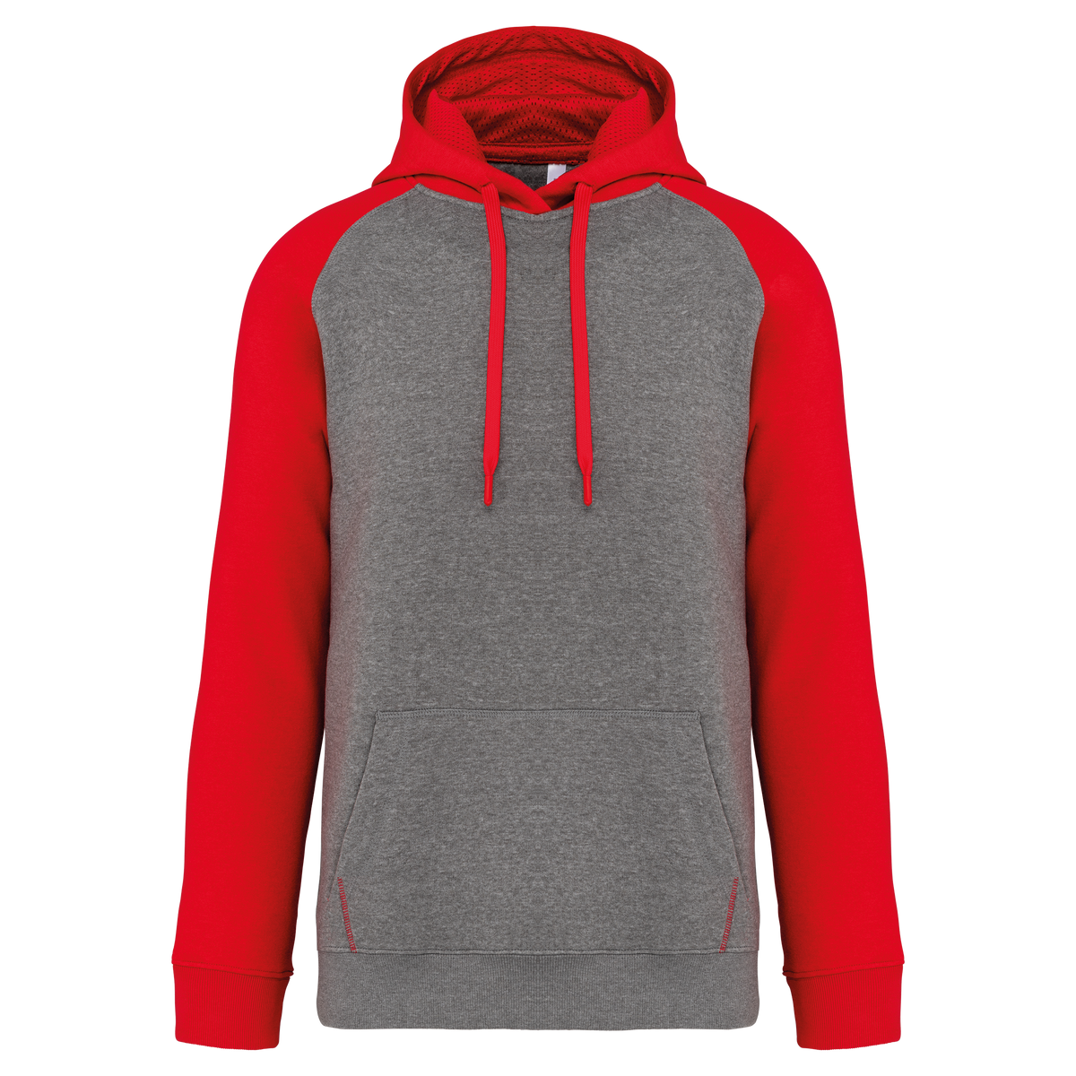 PROACT® PA369 Grey Heather / Sporty Red