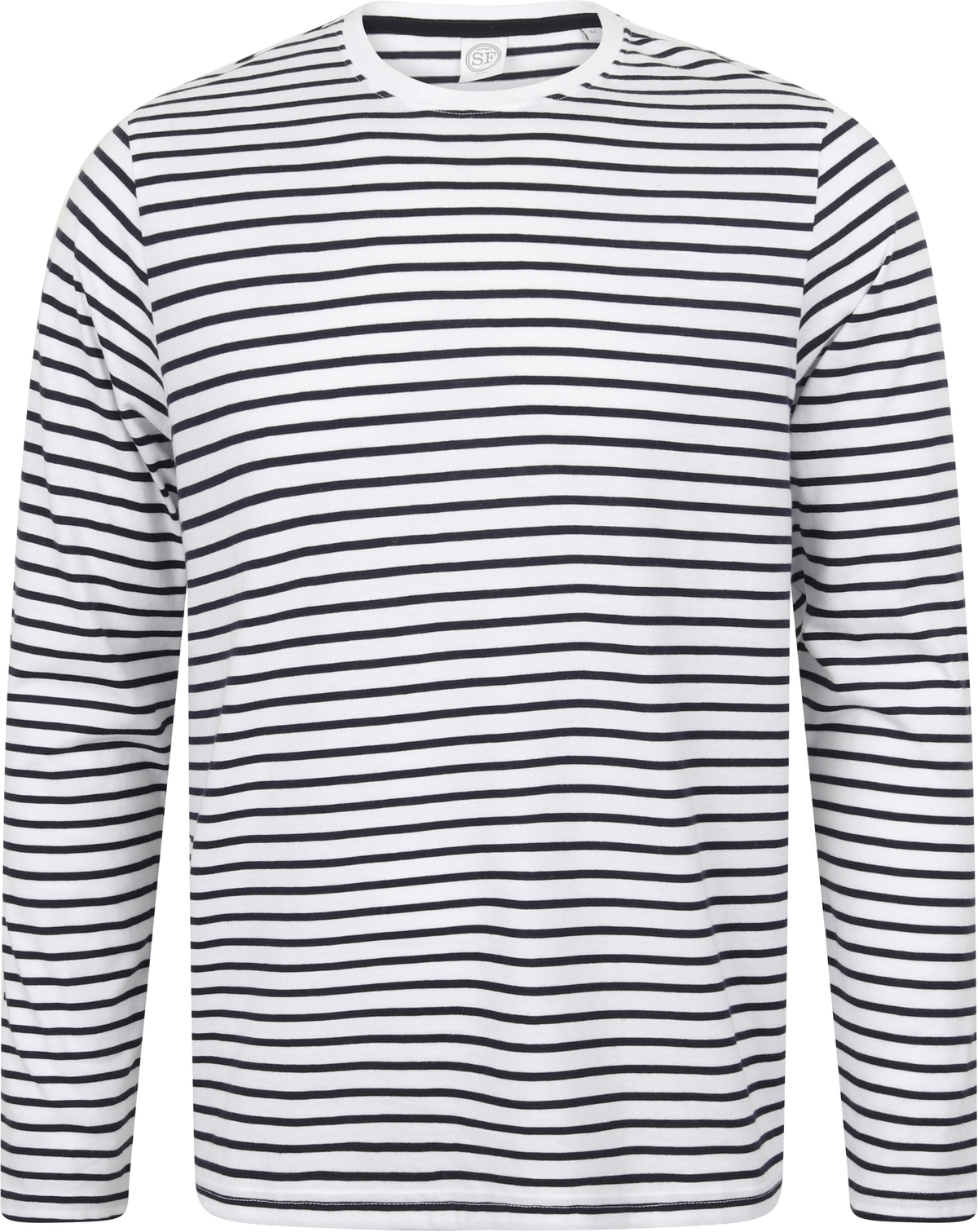 SF Clothing SFM204 White / Oxford Navy
