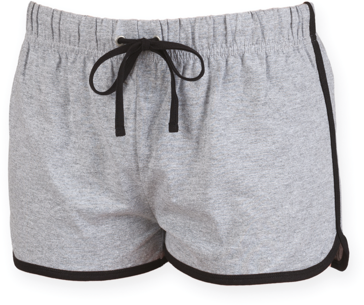 SF Clothing SK069 Heather Grey / Black