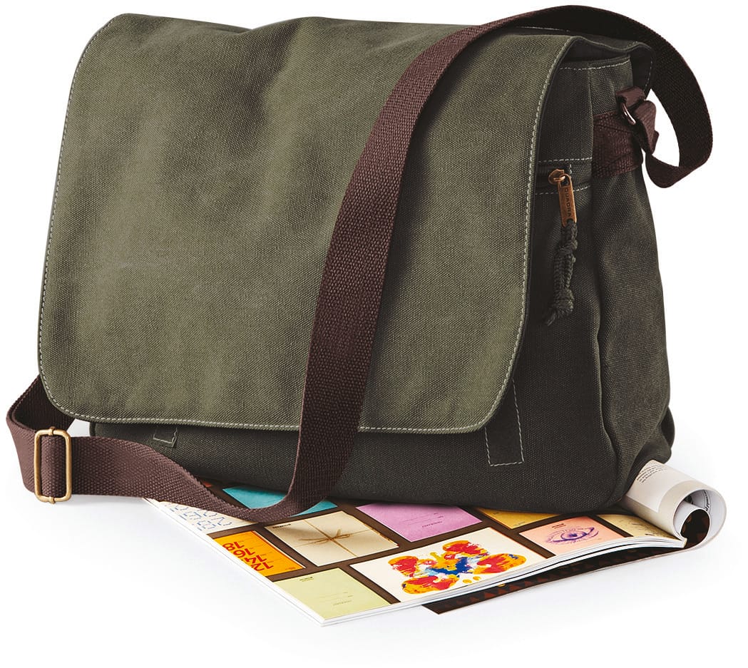 Quadra QD610 Vintage canvas schoudertas