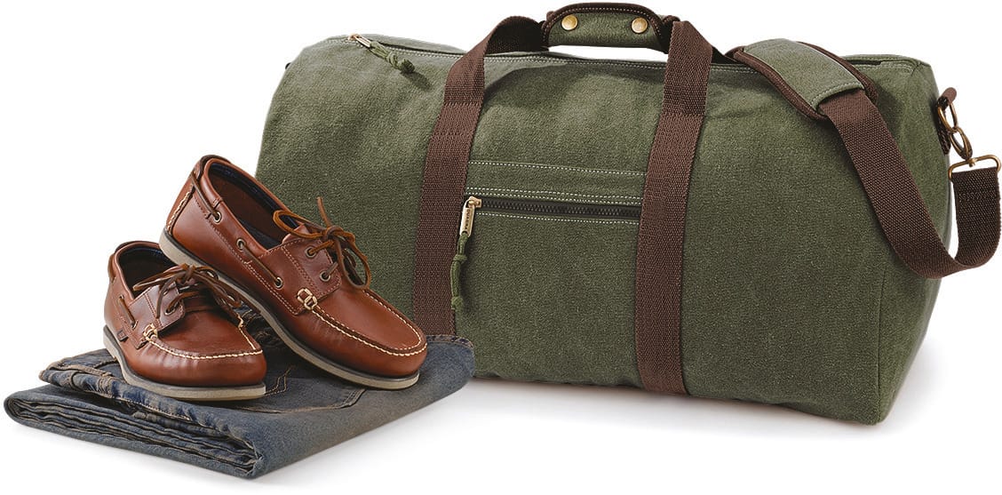 Quadra QD613 Vintage canvas weekendtas