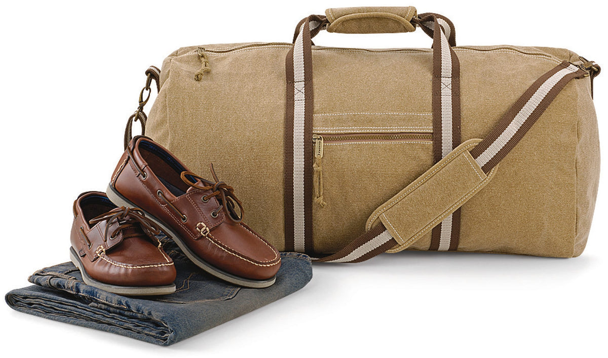Quadra QD613 Vintage canvas weekendtas