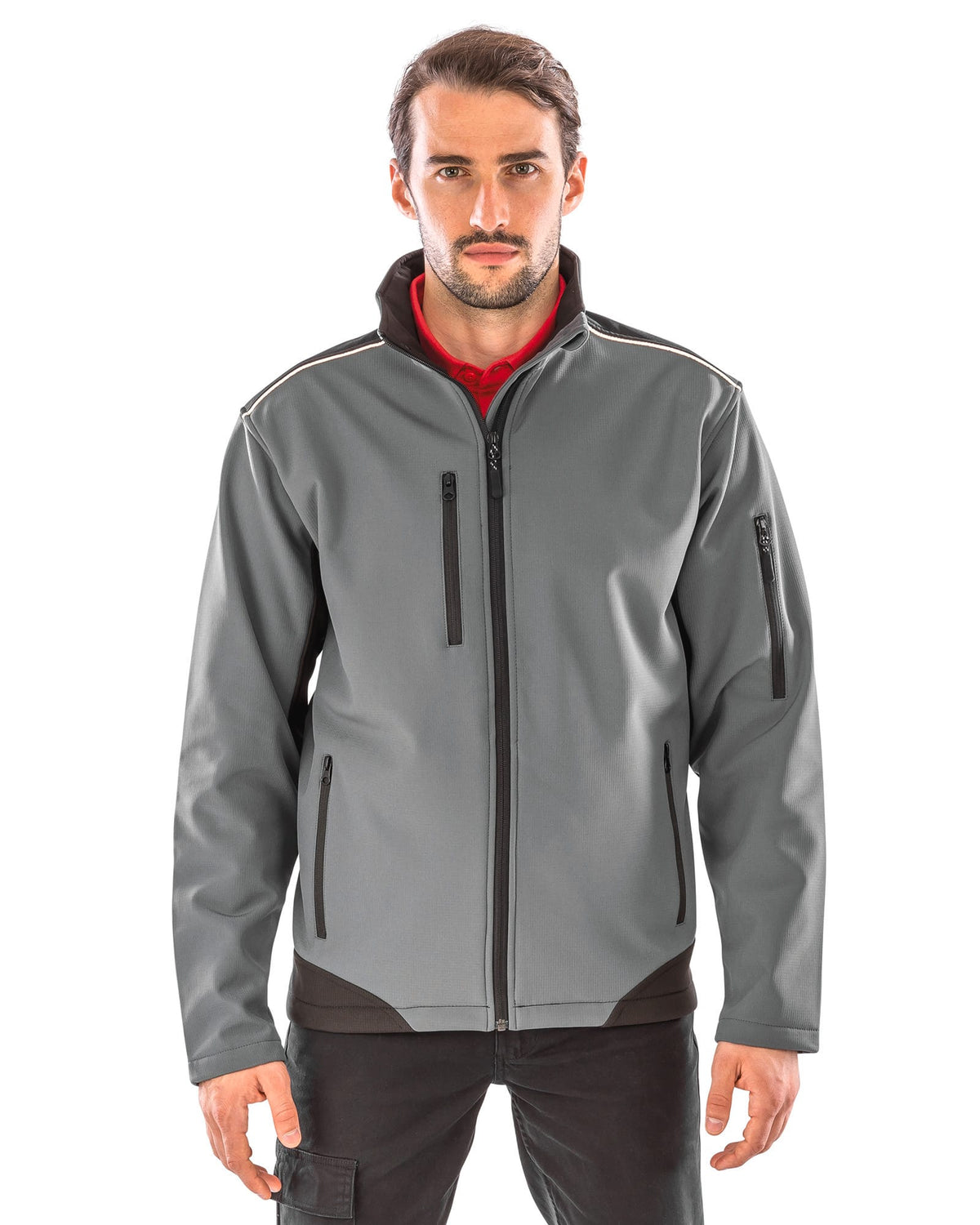Result R124 Softshell workwear jacket in ripstop Cordura®