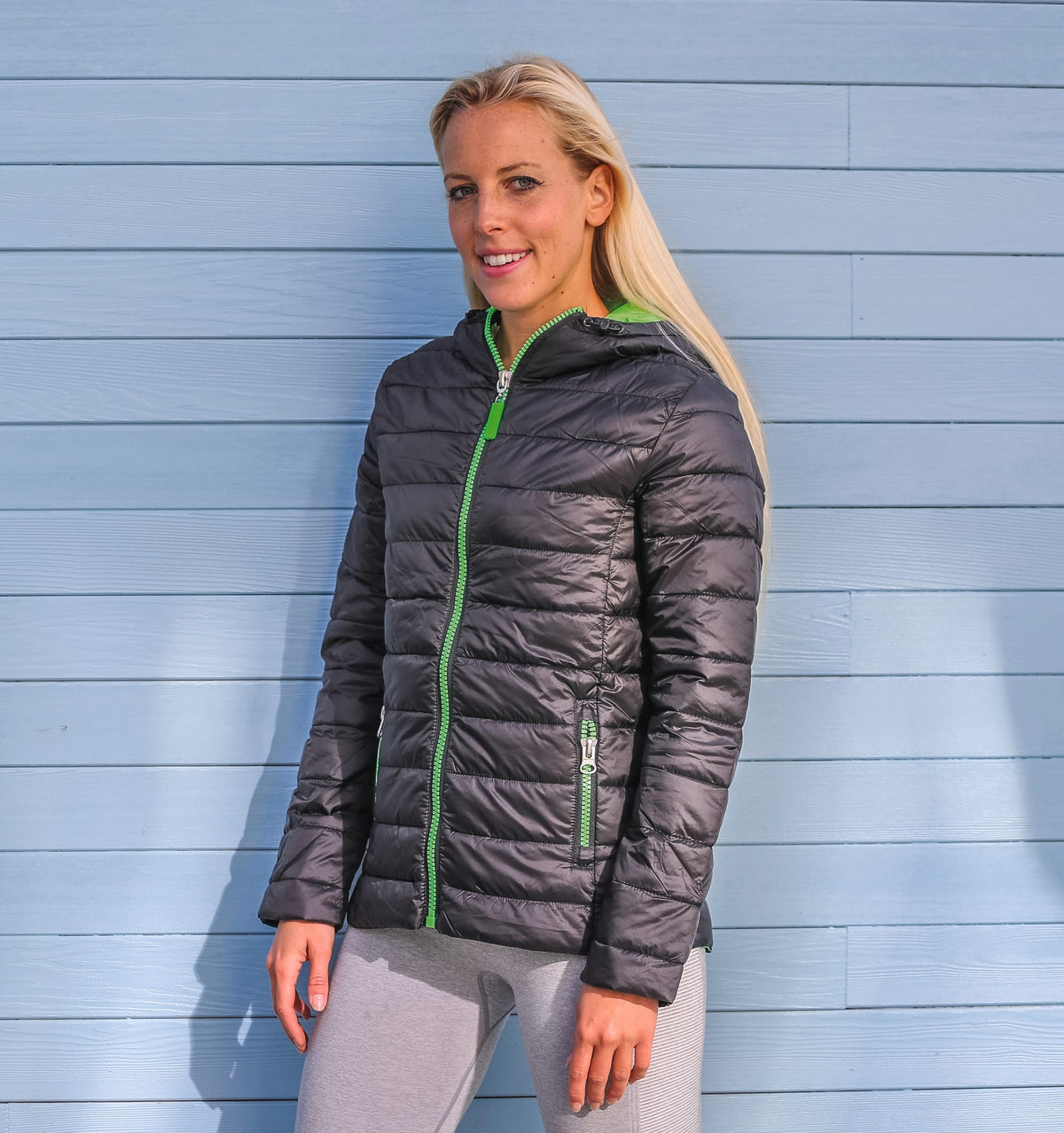 Result R194F Womens Snow Bird jack met capuchon