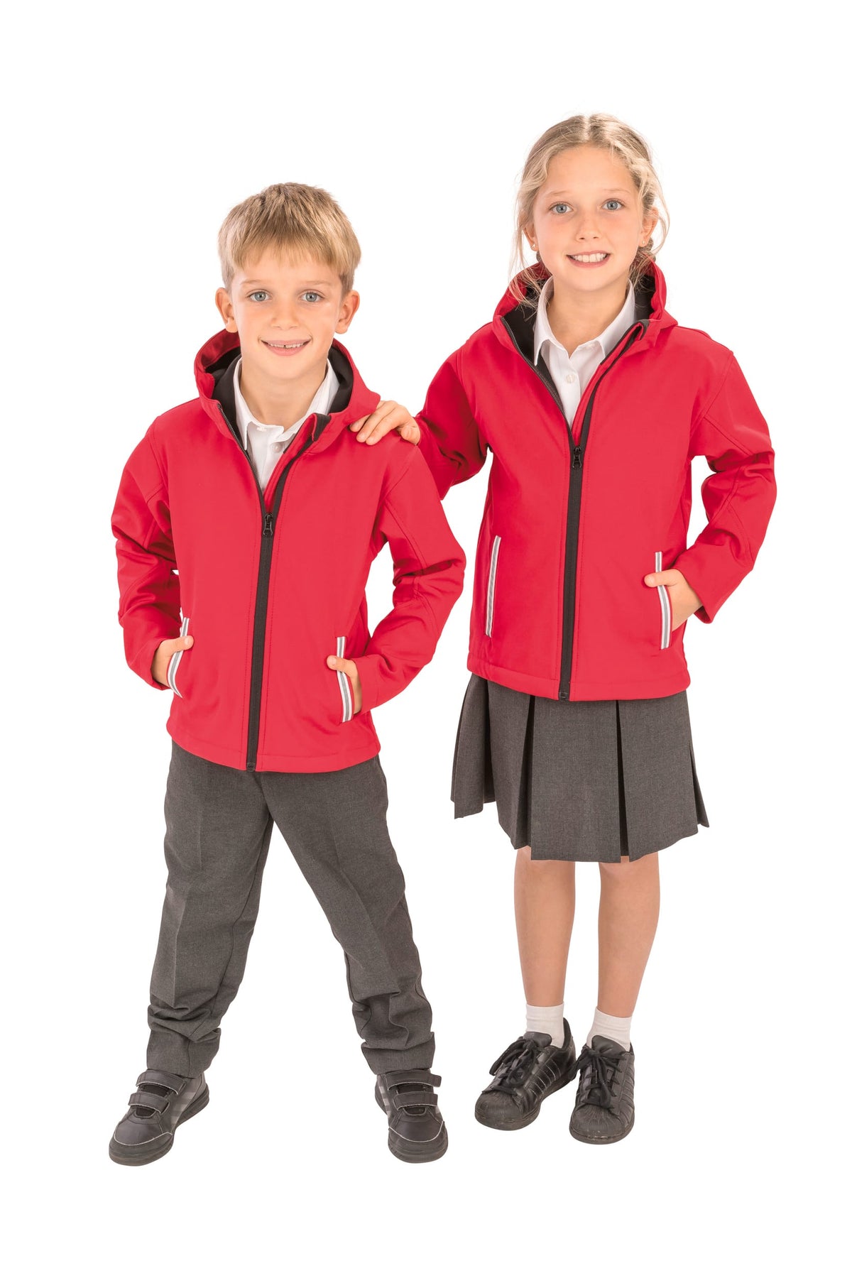 Result R224JY Kids Tx Performance Softshell met capuchon