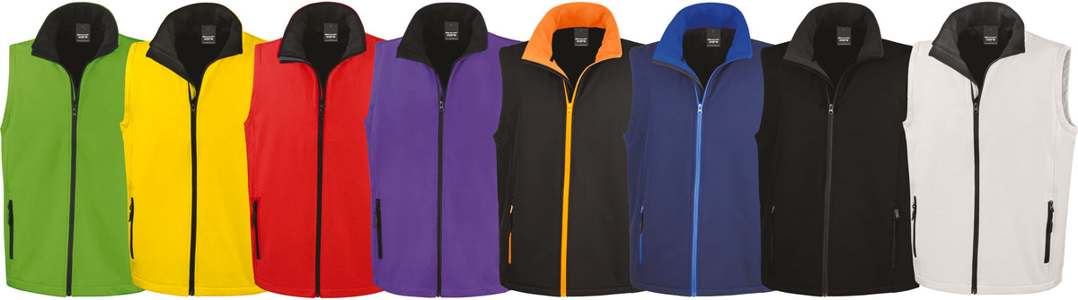 Result R232M Core Printable Softshell Bodywarmer