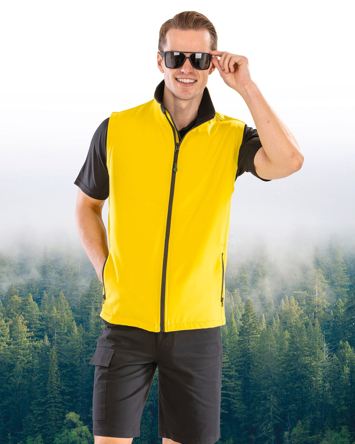 Result R232M Core Printable Softshell Bodywarmer