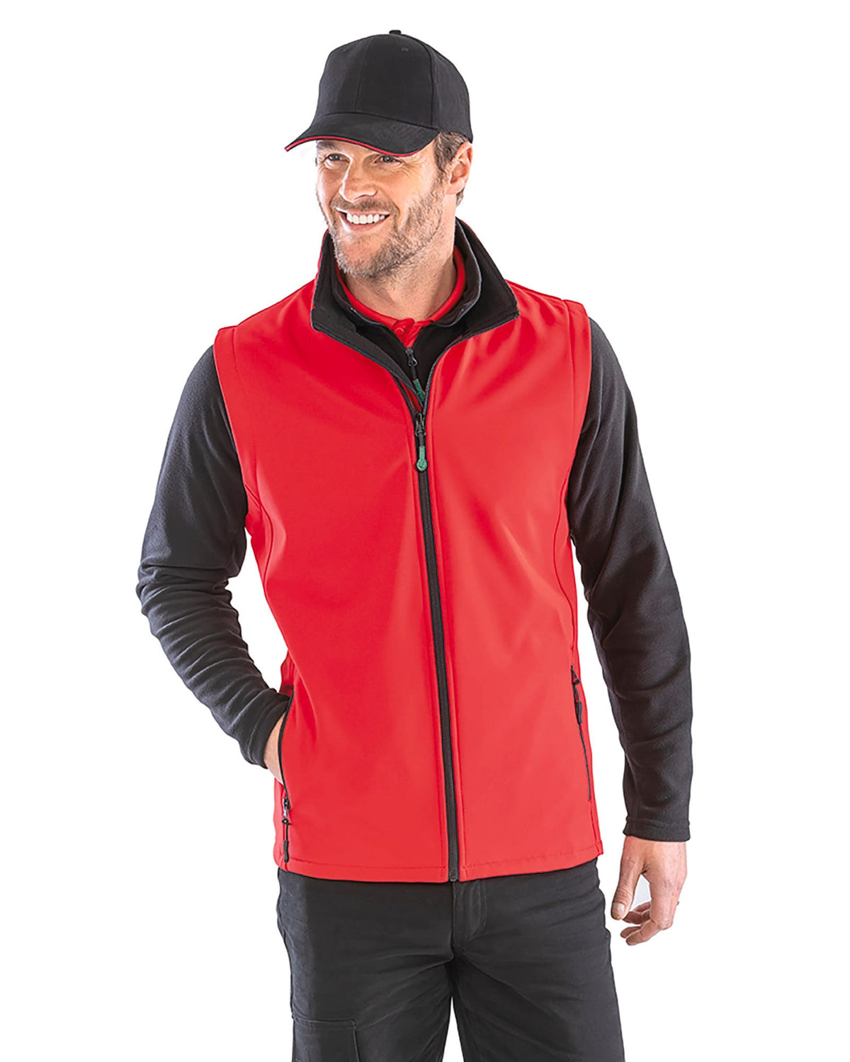 Result R232M Core Printable Softshell Bodywarmer