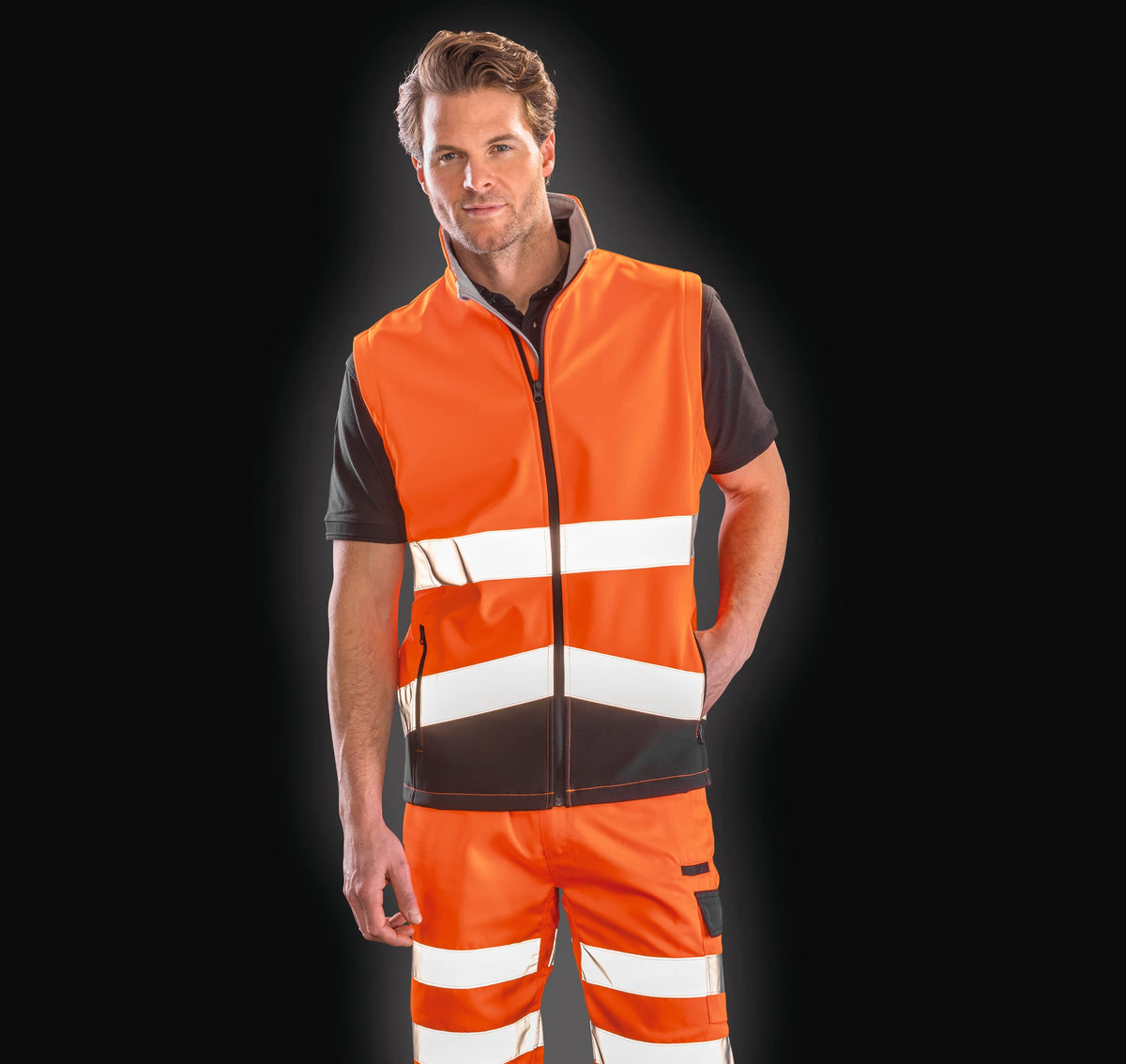 Result R451X Hi-vis softshellgilet