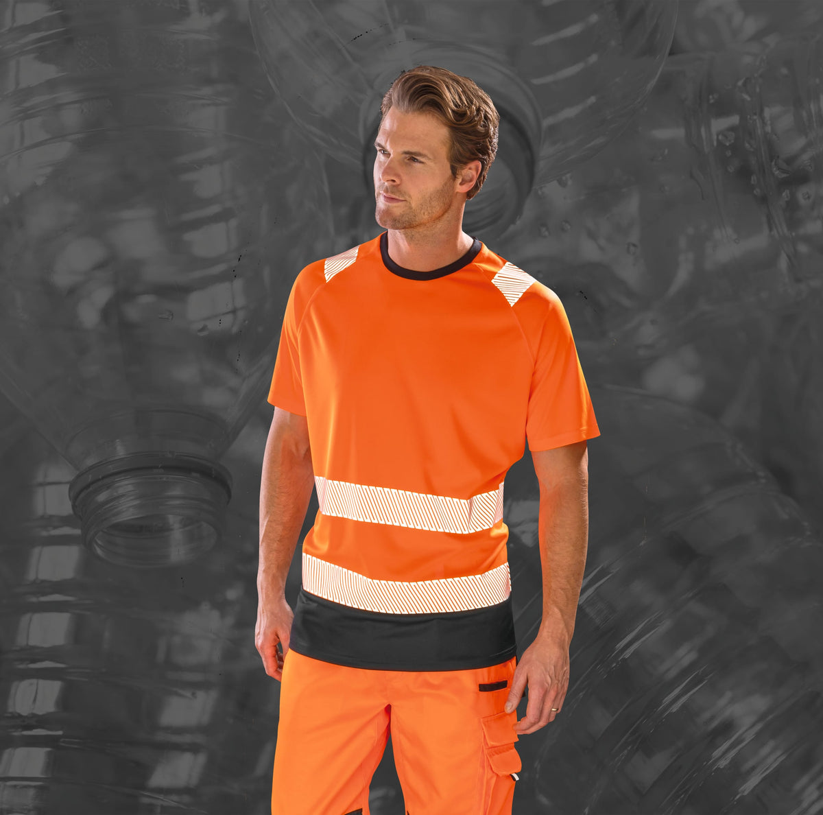 Result R502X Gerecycled veiligheids-T-shirt