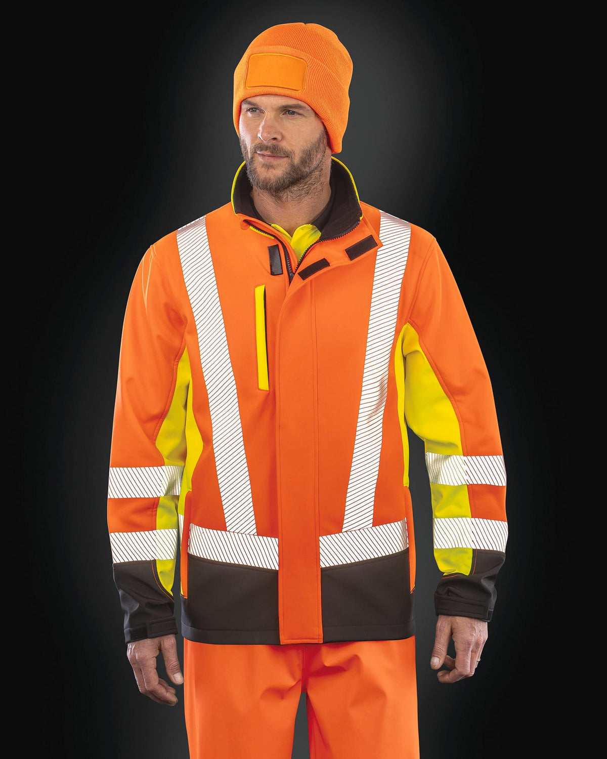 Result R506X 3-laags gerecycled softshell veiligheidsjack