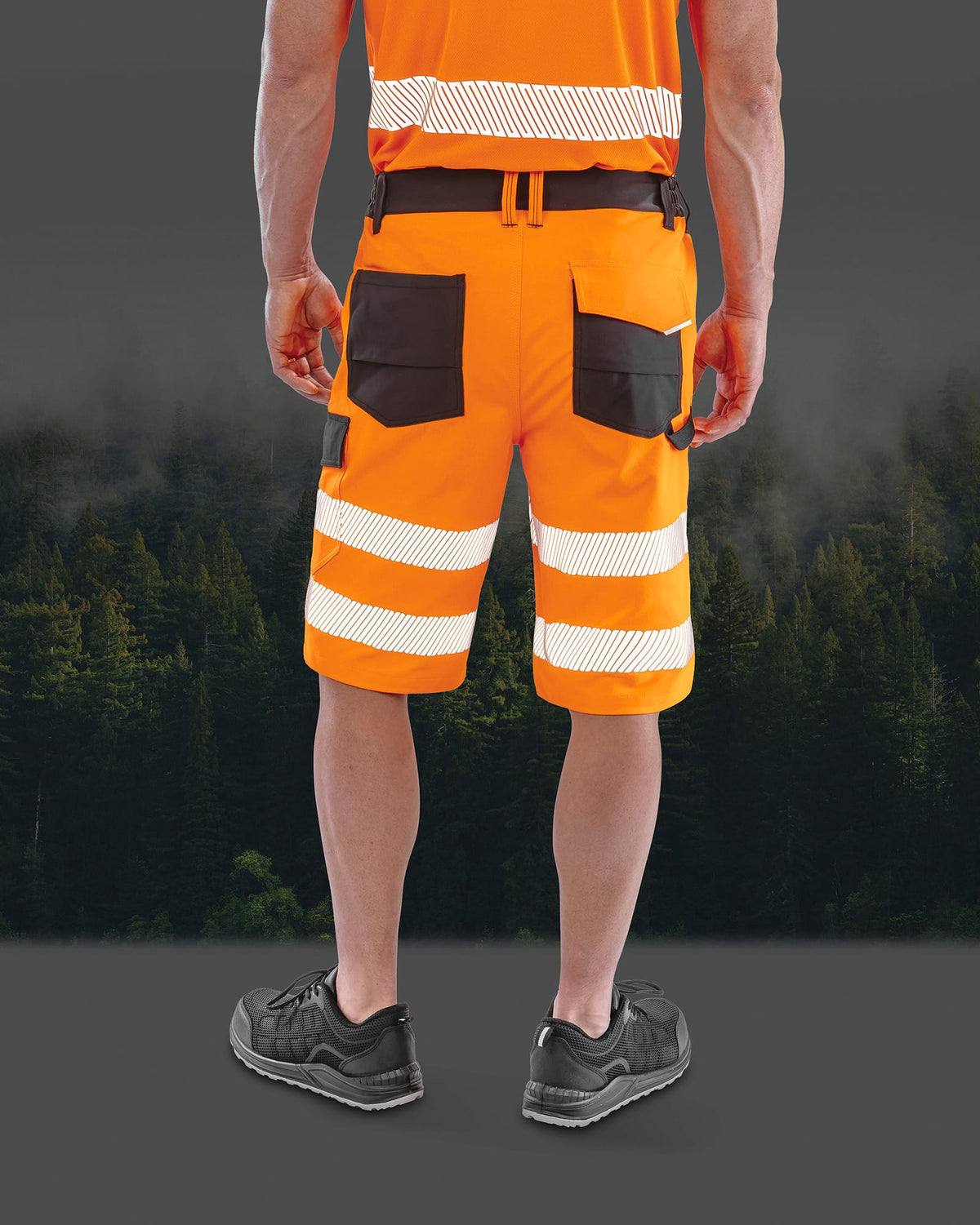 Result R519X Safe-Guard gerecyclede stretch veiligheidsbermuda