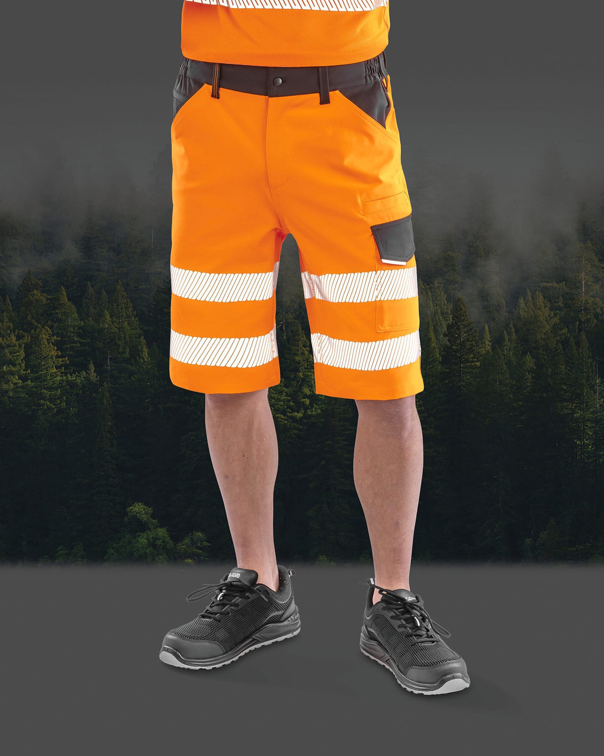 Result R519X Safe-Guard gerecyclede stretch veiligheidsbermuda