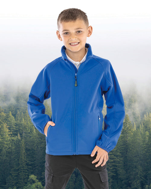 2-laags gerecycled softshell kind (R901JY)