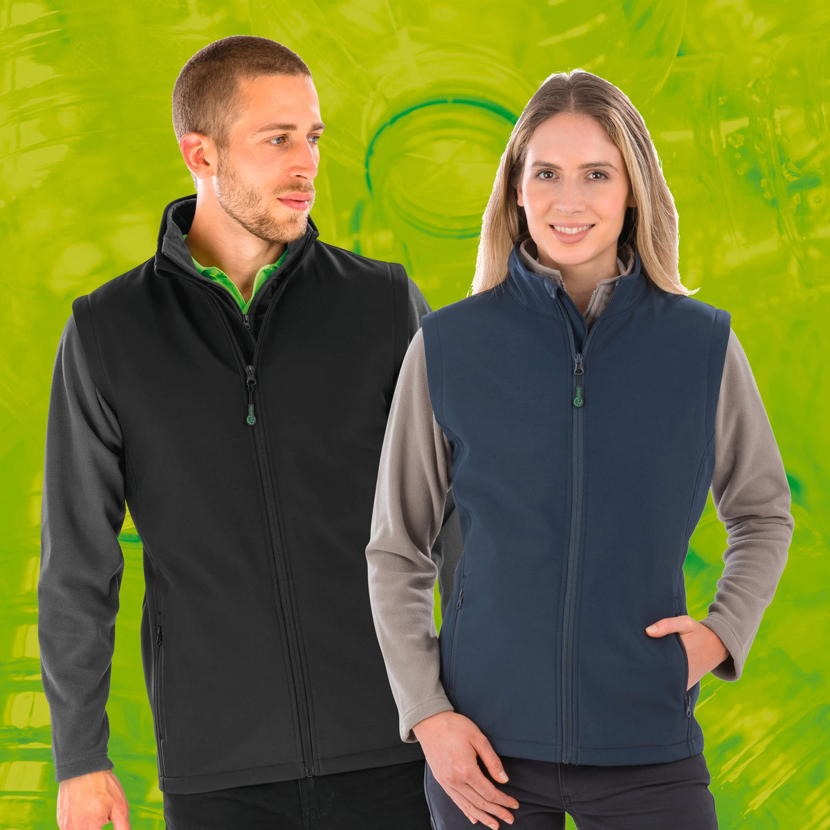 Result R902M Gerecycleerde heren softshell-bodywarmer
